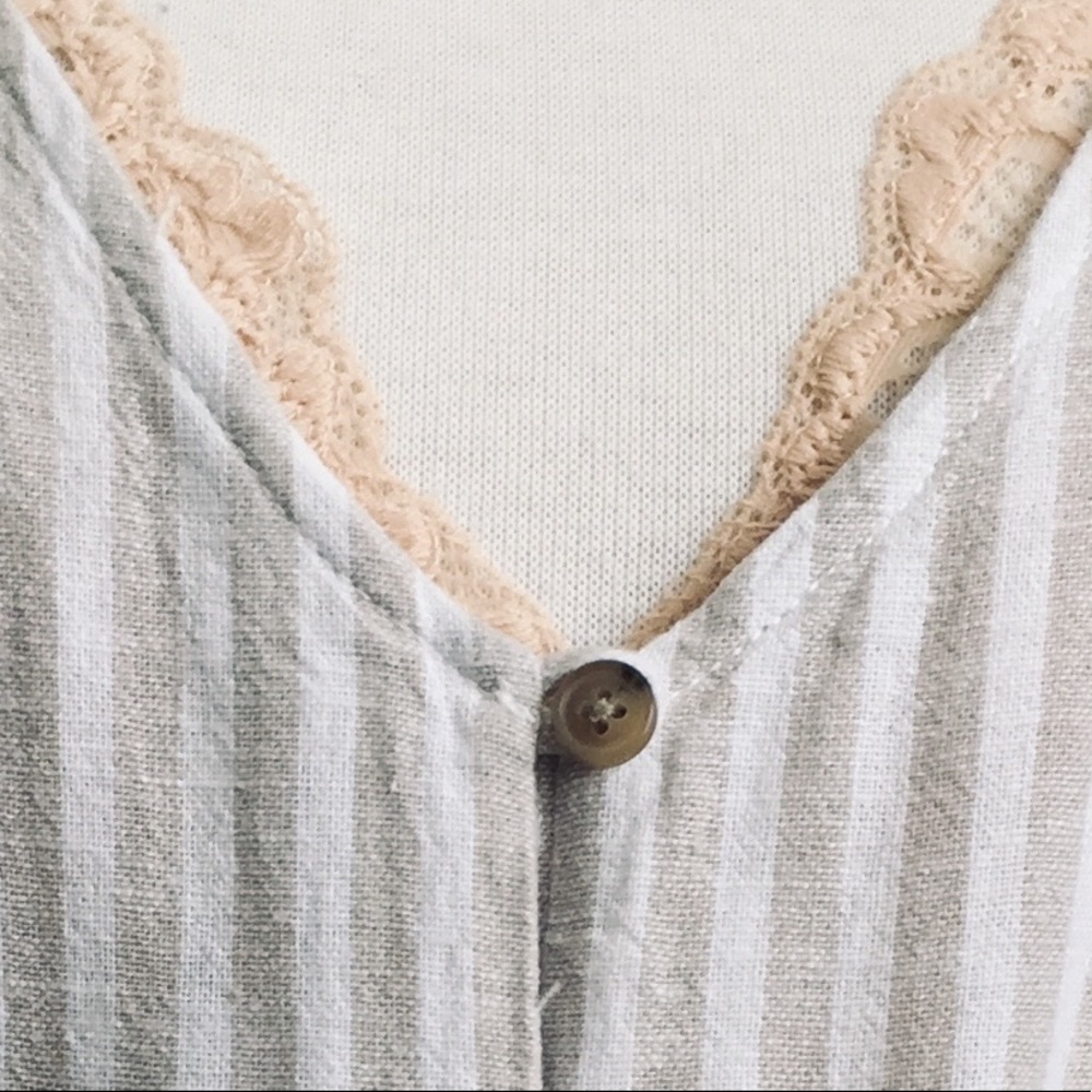 Sanctuary Sand Valley Stripe Romper - Picture 3 of 8